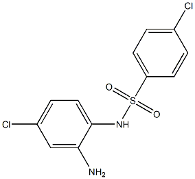 N-(2-amino-4-chlorophenyl)-4-chlorobenzene-1-sulfonamide Struktur