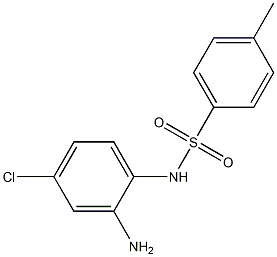 N-(2-amino-4-chlorophenyl)-4-methylbenzenesulfonamide Struktur