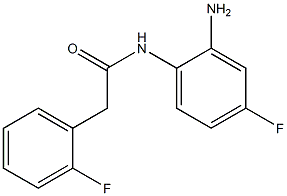 N-(2-amino-4-fluorophenyl)-2-(2-fluorophenyl)acetamide Struktur