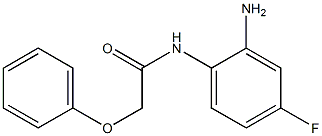 N-(2-amino-4-fluorophenyl)-2-phenoxyacetamide Struktur