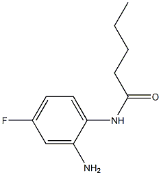 N-(2-amino-4-fluorophenyl)pentanamide Struktur