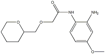 N-(2-amino-4-methoxyphenyl)-2-(oxan-2-ylmethoxy)acetamide Struktur