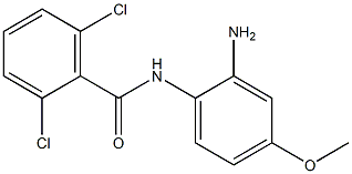 N-(2-amino-4-methoxyphenyl)-2,6-dichlorobenzamide Struktur