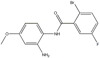 N-(2-amino-4-methoxyphenyl)-2-bromo-5-fluorobenzamide Struktur