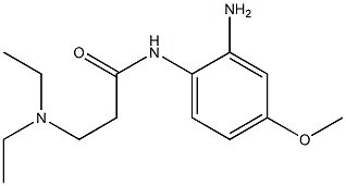 N-(2-amino-4-methoxyphenyl)-3-(diethylamino)propanamide Struktur