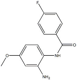 N-(2-amino-4-methoxyphenyl)-4-fluorobenzamide Struktur