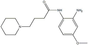 N-(2-amino-4-methoxyphenyl)-4-piperidin-1-ylbutanamide Struktur