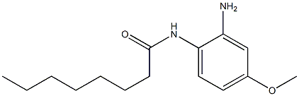 N-(2-amino-4-methoxyphenyl)octanamide Struktur