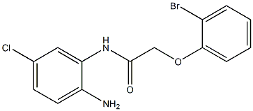 N-(2-amino-5-chlorophenyl)-2-(2-bromophenoxy)acetamide Struktur