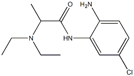 N-(2-amino-5-chlorophenyl)-2-(diethylamino)propanamide Struktur