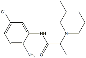 N-(2-amino-5-chlorophenyl)-2-(dipropylamino)propanamide Struktur