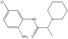 N-(2-amino-5-chlorophenyl)-2-piperidin-1-ylpropanamide Struktur