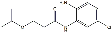 N-(2-amino-5-chlorophenyl)-3-(propan-2-yloxy)propanamide Struktur