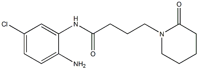 N-(2-amino-5-chlorophenyl)-4-(2-oxopiperidin-1-yl)butanamide Struktur