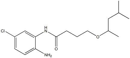 N-(2-amino-5-chlorophenyl)-4-[(4-methylpentan-2-yl)oxy]butanamide Struktur