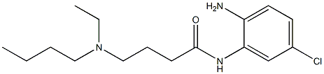 N-(2-amino-5-chlorophenyl)-4-[butyl(ethyl)amino]butanamide Struktur