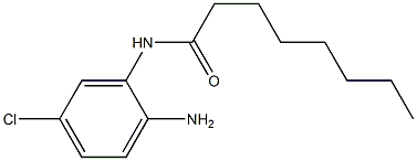 N-(2-amino-5-chlorophenyl)octanamide Struktur