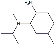 N-(2-amino-5-methylcyclohexyl)-N-isopropyl-N-methylamine Struktur