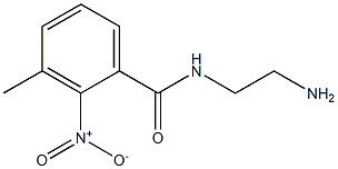 N-(2-aminoethyl)-3-methyl-2-nitrobenzamide Struktur