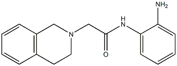 N-(2-aminophenyl)-2-(3,4-dihydroisoquinolin-2(1H)-yl)acetamide Struktur