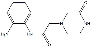 N-(2-aminophenyl)-2-(3-oxopiperazin-1-yl)acetamide Struktur