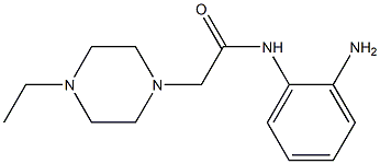 N-(2-aminophenyl)-2-(4-ethylpiperazin-1-yl)acetamide Struktur