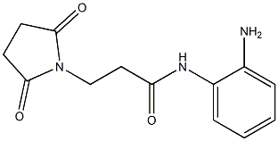 N-(2-aminophenyl)-3-(2,5-dioxopyrrolidin-1-yl)propanamide Struktur