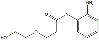 N-(2-aminophenyl)-3-(2-hydroxyethoxy)propanamide Struktur