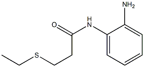 N-(2-aminophenyl)-3-(ethylsulfanyl)propanamide Struktur