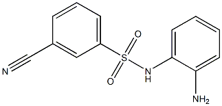 N-(2-aminophenyl)-3-cyanobenzene-1-sulfonamide Struktur