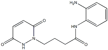 N-(2-aminophenyl)-4-(3,6-dioxo-3,6-dihydropyridazin-1(2H)-yl)butanamide Struktur