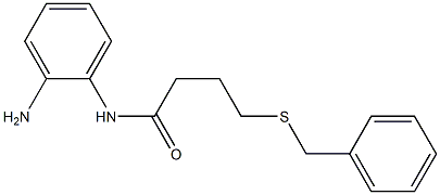 N-(2-aminophenyl)-4-(benzylsulfanyl)butanamide Struktur