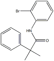 N-(2-bromophenyl)-2-methyl-2-phenylpropanamide Struktur