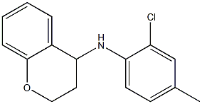 N-(2-chloro-4-methylphenyl)-3,4-dihydro-2H-1-benzopyran-4-amine Struktur