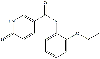 N-(2-ethoxyphenyl)-6-oxo-1,6-dihydropyridine-3-carboxamide Struktur