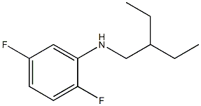 N-(2-ethylbutyl)-2,5-difluoroaniline Struktur