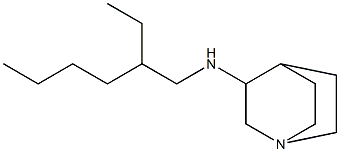 N-(2-ethylhexyl)-1-azabicyclo[2.2.2]octan-3-amine Struktur