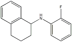 N-(2-fluorophenyl)-1,2,3,4-tetrahydronaphthalen-1-amine Struktur