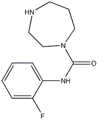 N-(2-fluorophenyl)-1,4-diazepane-1-carboxamide Struktur