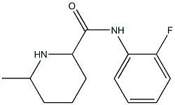 N-(2-fluorophenyl)-6-methylpiperidine-2-carboxamide Struktur