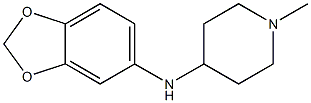 N-(2H-1,3-benzodioxol-5-yl)-1-methylpiperidin-4-amine Struktur