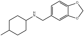 N-(2H-1,3-benzodioxol-5-ylmethyl)-4-methylcyclohexan-1-amine Struktur