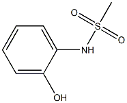 N-(2-hydroxyphenyl)methanesulfonamide Struktur