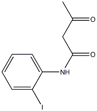 N-(2-iodophenyl)-3-oxobutanamide Struktur