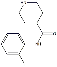 N-(2-iodophenyl)piperidine-4-carboxamide Struktur