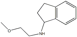 N-(2-methoxyethyl)-2,3-dihydro-1H-inden-1-amine Struktur