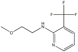 N-(2-methoxyethyl)-3-(trifluoromethyl)pyridin-2-amine Struktur