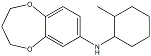 N-(2-methylcyclohexyl)-3,4-dihydro-2H-1,5-benzodioxepin-7-amine Struktur