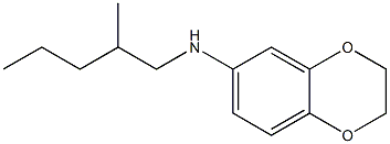 N-(2-methylpentyl)-2,3-dihydro-1,4-benzodioxin-6-amine Struktur