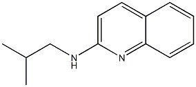 N-(2-methylpropyl)quinolin-2-amine Struktur